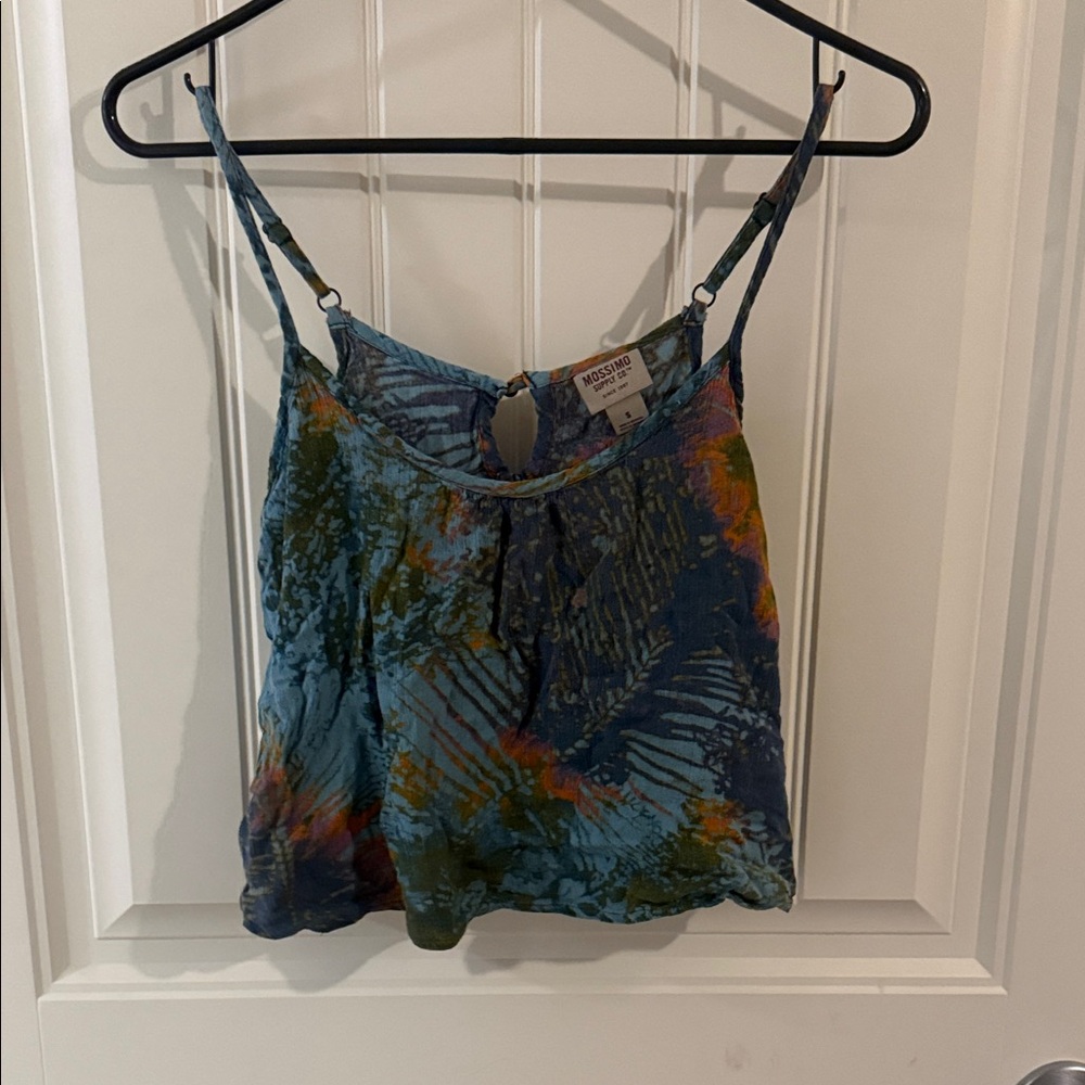 Mossimo Supply Co. Blue and Green Camisole